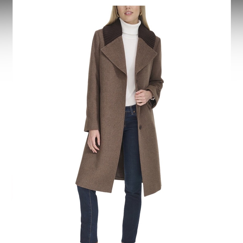 Cole Haan Dark Brown Trench Coat
